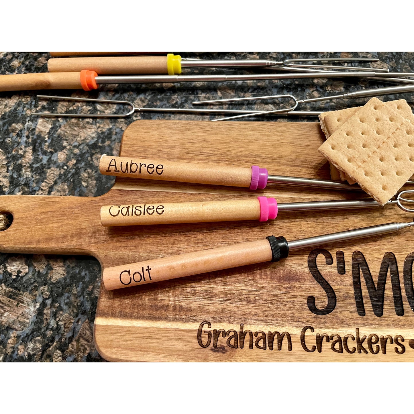 Personalized Marshmallow Roasting Stick