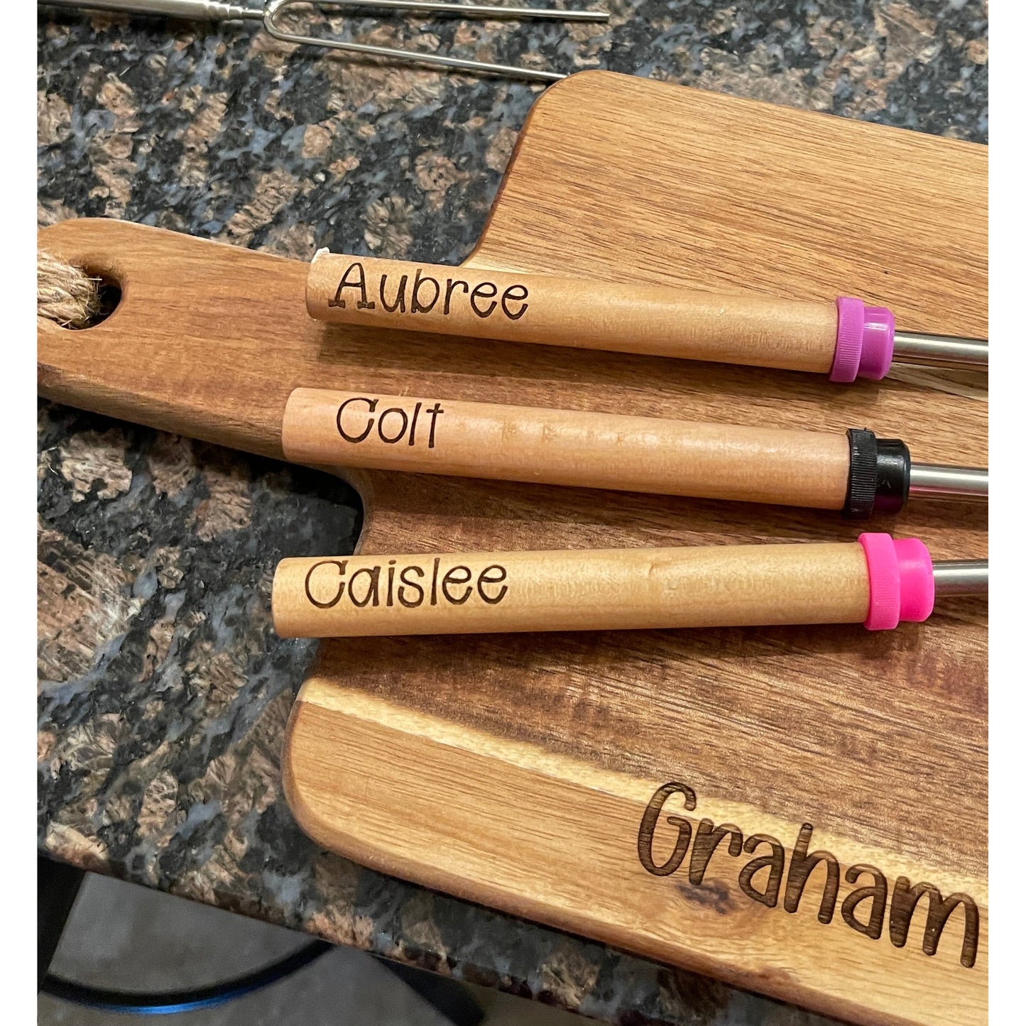 Personalized Marshmallow Roasting Stick